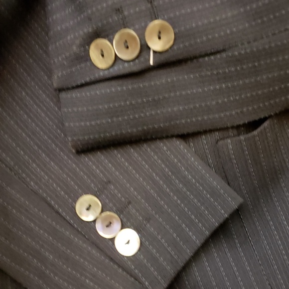 TOMBOLINI navy blue stripe jacket . - Picture 7 of 8